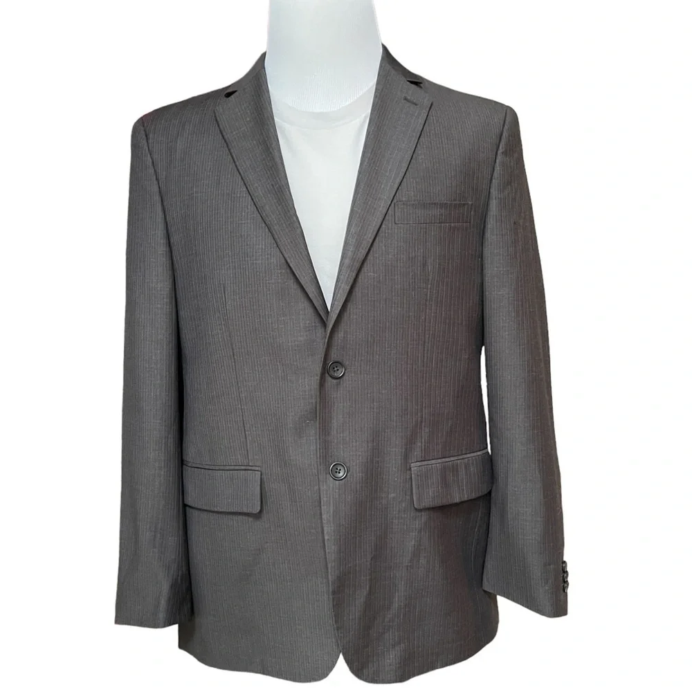 Banana‎ Republic Two Button Pin Stripe Blazer Sport Jacket Size: 42R